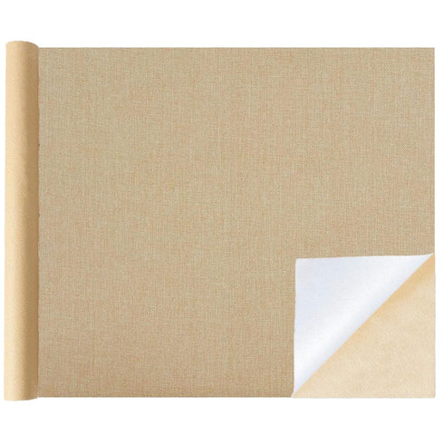 Linen Fabric Patches Tape Self Adhesive 17.7x78.7 inch, Durable Fabric Couch Repair Kits for Upholstery, Furniture, Sofa, Car Seats, Office Chair,...