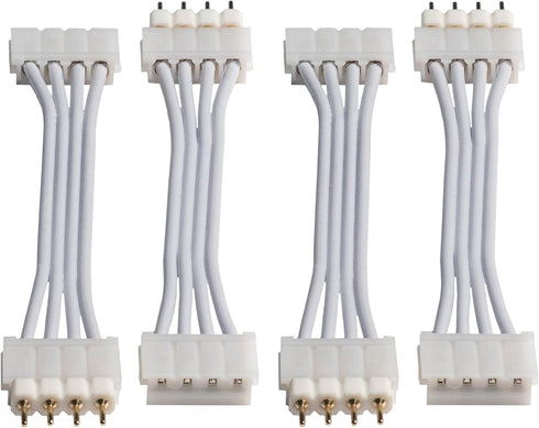 Litcessory Flexible Corner Connector/Extension Cable for LIFX Z Lightstrips (2in, 4 Pack, White)...