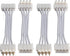Litcessory Flexible Corner Connector/Extension Cable for LIFX Z Lightstrips (2in, 4 Pack, White)...