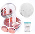 Contact Lens Travel Kit with Cleaner Washer, Portable Contact Box with Mirror Tweezers Remover Tool Solution Bottle for Daily Outdoor...
