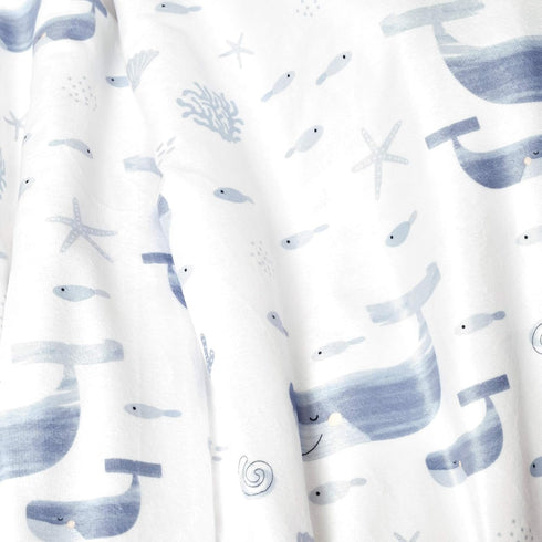 Lush Decor Baby Seaside Sherpa Blanket, Blue 30" x 40"...
