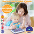 PLAY Spanish & English Learning Tablet for Toddlers 1-3, Kids Bilingual Interactive Alphabet ABC Letters, Words, Color Learning Toys Tablets, Educ...