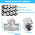 1/2" Stainless Steel Check Valve, NPT Threaded Horizontal Check Valve Check valve to prevent backflow, check valve for water, oil and air, also av...