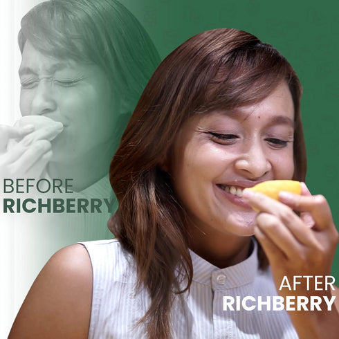 Miracle Berry by Richberry, 1 Pack of 10 Halves (1g), Naturally Sweetens Sour Food, 100% Freeze-dried Premium Fruits, No Preservatives, Great for ...