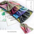 Gangel Boho Headbands Tie Dye Fabric Turban Head Wraps Wide Hair Scarf Yoga Running Hair Accessories for Women and Girls(Pack of 4) (Tie dye)...