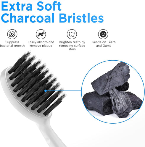 Replacement Toothbrush Heads with Covers for Burst (10 Count, White)...