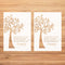 2 Pieces Family Tree Stencil Tree of Life Stencil Reusable Flower Bird Stencil DIY Decorative Stencil Template for Painting on Walls Furniture Til...