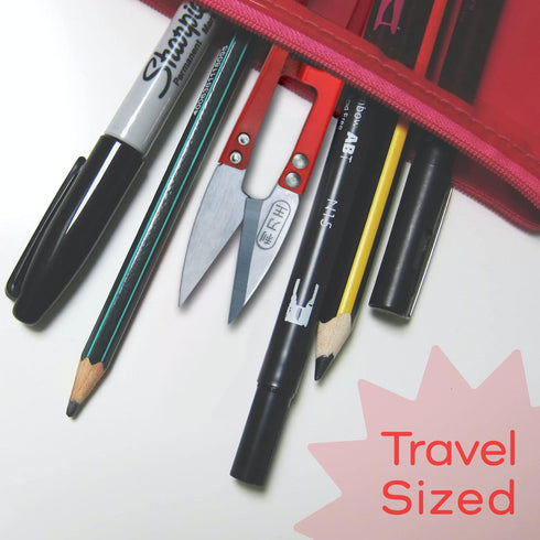 JubileeYarn Professional Multi-Purpose Snip - Mini Metal Cutter for Pruning and Embroidery - Red - 1 Pair...