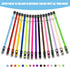 16 PCS Puppy Collars, Safety Buckle Puppy Collars for Litter Nylon Adjustable Puppy Collars for Small Puppies, Breakaway Puppy ID Collars Whelping...