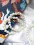 Elastic Pearl Bracelet Wedding Accessories Bridesmaid Bracelet Faux Pearl Bracelet Bridal Party Prom Beaded Bracelet (White-1pcs)...