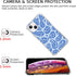 Blue Melting Smile Face Case Compatible with iPhone 13, Hippie Drippy Smiling Face Case for iPhone 13 for Teens Men and Women, Cool Trendy TPU Bum...
