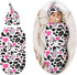 Cow Print Swaddle Blankets Newborn Receiving Blanket Baby Swaddle Wrap Soft Sleeping Sack for Baby Girls Boys...
