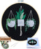 KISSBUTY Full Range of Embroidery Starter Kit with Pattern, Cross Stitch Kit Including Stamped Embroidery Fabric with Pattern, Bamboo Embroidery H...