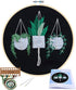 KISSBUTY Full Range of Embroidery Starter Kit with Pattern, Cross Stitch Kit Including Stamped Embroidery Fabric with Pattern, Bamboo Embroidery H...