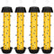 Fly Traps for Indoor Outdoor Hanging Fly Stick Sticky Mosquito Trap Fruit Fly Stick Trap Home Insect Fly Sticky Trap, 10 x 2.5 Inches (Yellow,4 Pc...