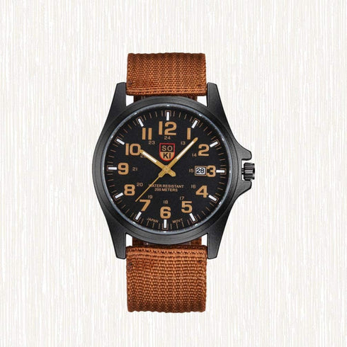 balacoo Quartz Wrist Watch for Men, Style Watch, Sports Watch Woven Nylon Band Calendar for Boys Men, Birthday, New Year...
