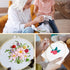 10 Pcs White Cotton Fabric Embroidery Fabric Squares Precut Natural Cotton Embroidery Cloth Fabric Cross Stitch Fabric Classic Aida Cloth Cotton F...