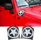 JeCar Cowl Body Armor Cowl Cover Side Guards for 2007-2017 Jeep Wrangler JK & Unlimited - Pair (White)...