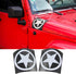 JeCar Cowl Body Armor Cowl Cover Side Guards for 2007-2017 Jeep Wrangler JK & Unlimited - Pair (White)...