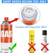 Butane Torch Kitchen Blow Lighter, IEIK 360 Degree Reverse Professional Chef Culinary Torch with Safety Lock and Adjustable Flame for Cooking Crèm...