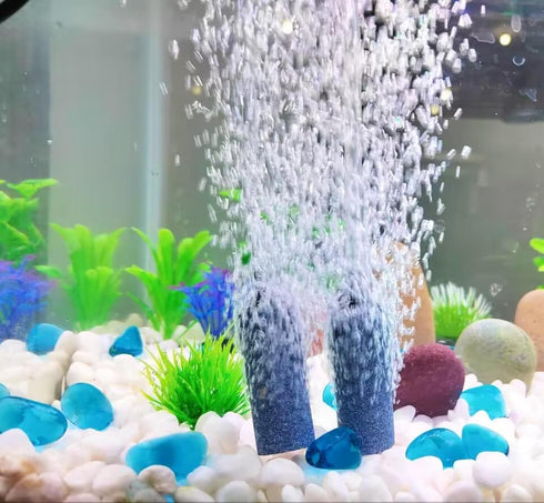 AQUANEAT Aquarium Air Stones 2 inch 12 Pack, Bubble Stone, Fish Tank Airstones, Aerator Stone Bubble Diffuser, Air Pump Accessories for Aquariums,...