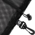 PALTERWEAR Mesh Drawstring Bag With Clip and Toggle Closure - For Watersports, Outdoor, Gym - Multi-Use Set of 4 (Black, 6 x 8 inch)...