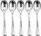 Elegant Silver Mini Spoons - 4" (30-Pack) - Perfect for Desserts & Tasting Parties - Sturdy & Reusable, Stand-Out Tableware Accessory...