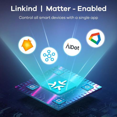 Linkind Matter Smart RGBTW Bulb, BR30 Smart Light Bulbs, LED Color Changing Light Bulbs, E26 Flood Light Bulbs 650LM 60W Recessed Smart Bulbs work...