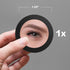 metisinno Magnetic Base Mirror Compatible with PopSocket Phone Grips and iPhone MagSafe Cases, Compact Makeup Mirror, Obsidian Black...