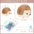 101 Pcs Hedgehog Sewing Pincushion Kit Pin Cushions for Sewing Cute Hedgehog Pincushion Butterfly Flat Head Straight Pins DIY Crafts Set Needle Cu...