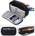 Big Pencil Case Large Capacity Pencil Bag Pouch High Storage Pen Holder Marker Makeup Bag for Office Desk Supplies Stationery Organizer Adults (Bl...