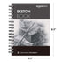 Amazon Basics Sketch Pad, 5.5"x8.5", 67 lb. / 100 gsm, 100 Sheets, White...
