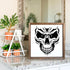 Skull Stencils for Painting On Wood Flame Skeleton Hand Finger Fire Templates for Airbrushing Art Crafts Plastic Reusable Wood Burning Stencils fo...