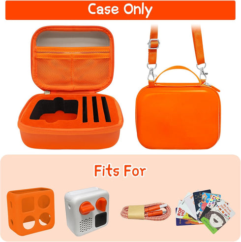 Case Compatible with Yoto Mini Kids Bluetooth Audio Player, Travel Storage Holder for Children’s Speaker Plays Stories Music Podcast Radio Cards (...