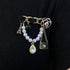 Vintage Fashion Eiffel Tower Pearl Brooch pins Brooches for Women Wedding/Banquet Jewelry...