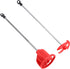 TCP Global 2 Types of Paint, Epoxy Resin, Mud Power Mixer Blade Drill Tools for Mixing Quarts to 2.5 Gallon Buckets - 14" Long, 1/4" Round and 5/1...