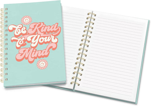 Studio Oh! Medium Spiral Notebook 5.75" x 8.75", Cute Cover Daily Planner, Hardcover Journal Notepad, 160 Page Lined Paper, 100 GSM Paper Weight, ...
