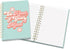 Studio Oh! Medium Spiral Notebook 5.75" x 8.75", Cute Cover Daily Planner, Hardcover Journal Notepad, 160 Page Lined Paper, 100 GSM Paper Weight, ...