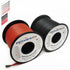 Fermerry 22 AWG Stranded Wire Red and Black 100Ft each 22 Gauge Electrical Hook up Wire Kit Flexible Silicone Tinned Copper Wire...