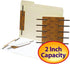 Smead Self-Adhesive Metal Fastener, Reinforced, 2" Capacity, Brown, 100 per Box (68215)...