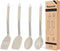 Kitchen Utensils Set of 4 Pack,Silicone Kitchen Utensils Set for Nonstick Cookware,Perfect for Baking and Mixing,Spatula Set BPA Free,Dishwasher S...