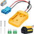 Vibit Power Wheel Adapter for Dewalt 20 V Lithium Battery, Peg-Perego Dewalt Battery Adapter with Original Wire Harness Connector, DC Power Adapte...