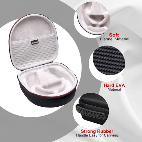 LTGEM Hard Case for BlueParrott B450-XT/B350-XT/S650-XT/B550-XT & JLab Go Work Gen 2 Noise Cancelling Bluetooth Headset - Travel Protective Carryi...