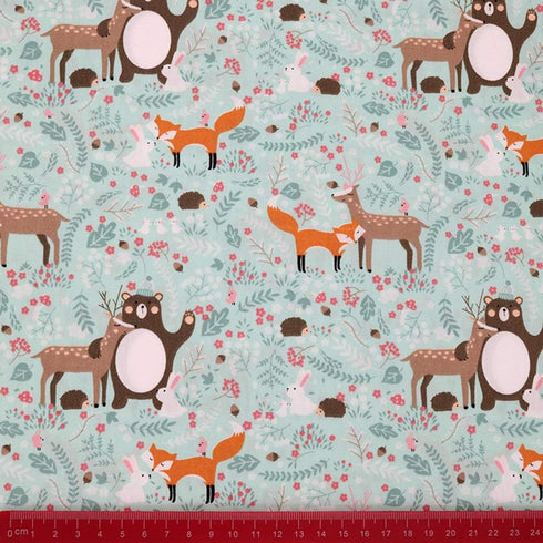Hanjunzhao Cute Animals Print Quilting Fabric, Pre-cut Fat Quarters Fabric Bundles for Quilting Sewing,18 x 22 inches...