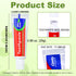 30 Tubes Bulk Travel Size Toothpaste,Miniature 0.88oz(25g) Small Toothpaste Travel Size Bulk 1.3x3.93 inches Peppermint Mini Disposable Toothpaste...