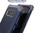 for Galaxy Note 8 Case, Note 8 Case Blue for Men, IDweel 3 in 1 Shockproof Slim Hybrid Heavy Duty Protection Hard PC Cover Soft Silicone Rugged Bu...