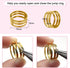 TOAOB 1000pcs Jump Rings for Jewelry Making Stainless Steel Open Jump Rings Connectors for DIY Crafts Necklaces Bracelets Keychains 4mm 5mm 6mm 7m...