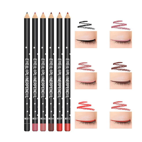 Eye Liner Pencil Set - 12Pcs Lot Set 12 Colors Eyeliner Pencil Waterproof Long Lasting Eyeliners Eye Makeup Soft Crayon Pencils...