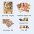 100Pcs Scrapbook Craft Paper Kit for Scrapbook Journaling Supplies ,Scrapbook Beauty Stickers Aesthetic for Scrapbooking Supplies,Bullet Junk Jour...