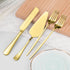 Personalized Cake Cutting Set for Wedding,4 Piece Wedding Cake Knife and Server set, Mr and Mrs Cake Cutter and Forks for Wedding, Birthday, Anniv...